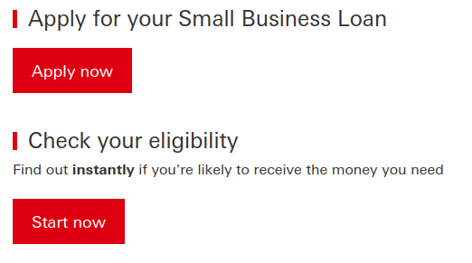 Apply for business loan and check for eligibility icons