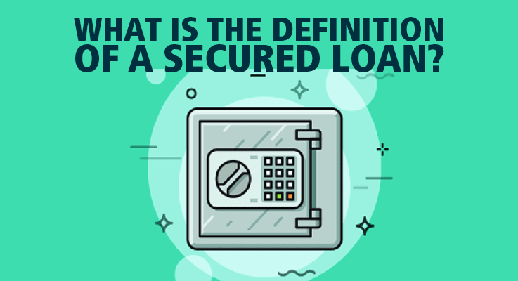 illustration of a safe illustrating security loans
