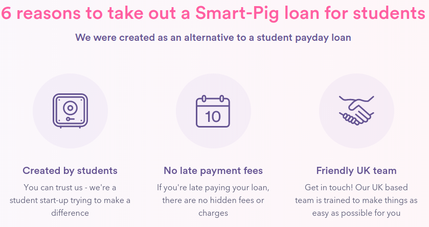 The 'Why Us' section of Smart Pig site