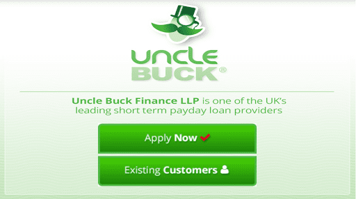 Uncle Buck loan registration/log in page 