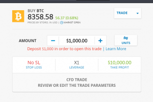 eToro Buy Bitcoin