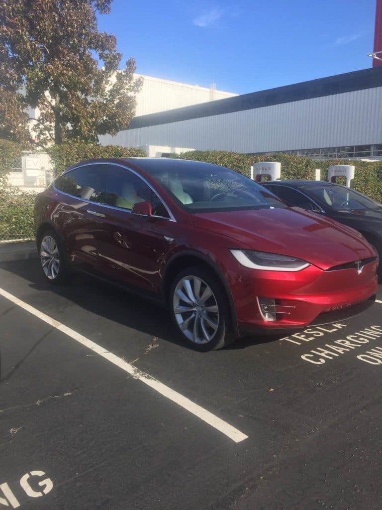 Tesla Motors Inc Model X sneak peak