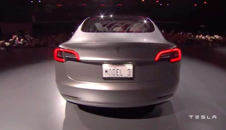 Tesla Motors Inc (NASDAQ:TSLA) Model 3