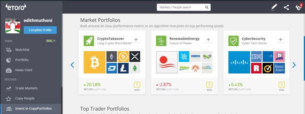 Cryptocurrency Trading – How to copy portfolio on eToro