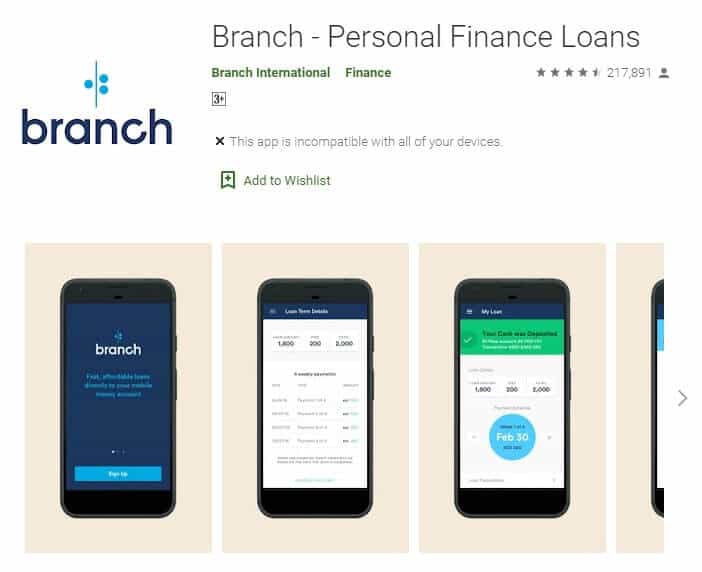 Branch App Loan Review...
