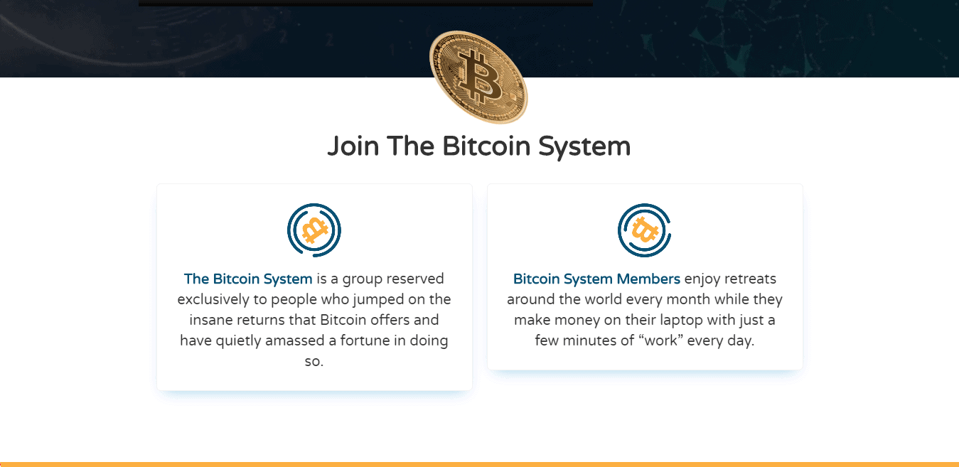 Bitcoin System Review : Bitcoin System Key Features