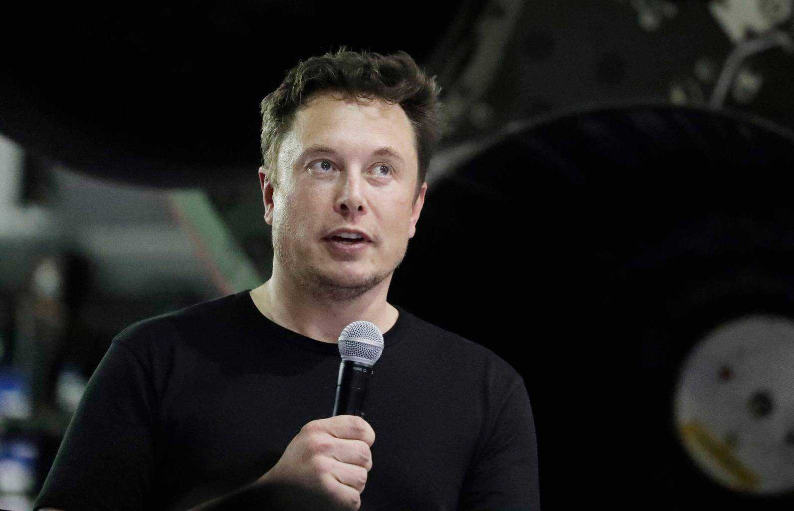 Tesla Motors Inc (TSLA) Elon Musk speaking at the Model 3 unveiling in March
