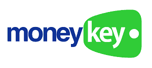 MoneyKey logo in blue and green