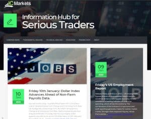 Information hub for the serious traders