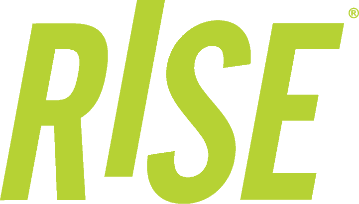 Rise loan app company logo on transparent background
