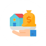 A hand holding a house and dollar cash illustrating different types of assets | Asset, Learnbonds