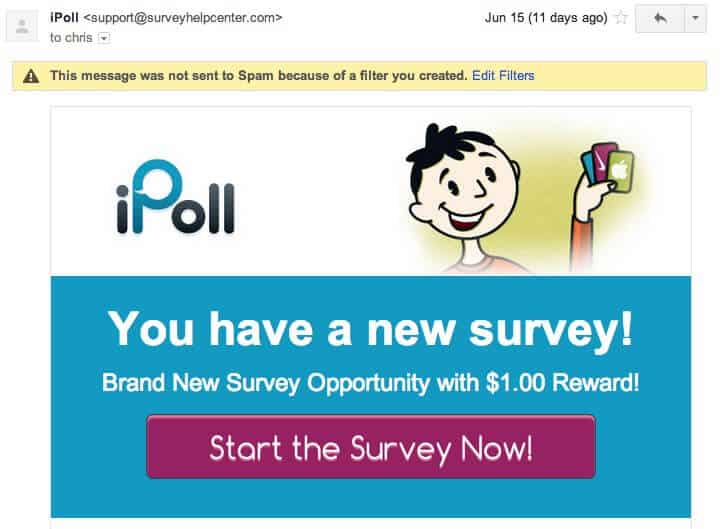 Types of surveys on iPoll