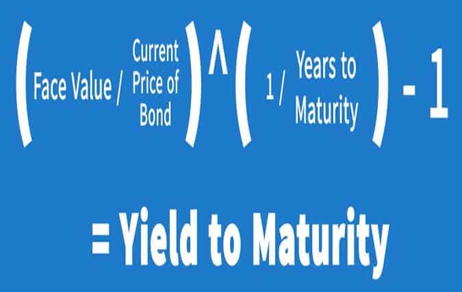 yield to maturity of a zero-coupon bond
