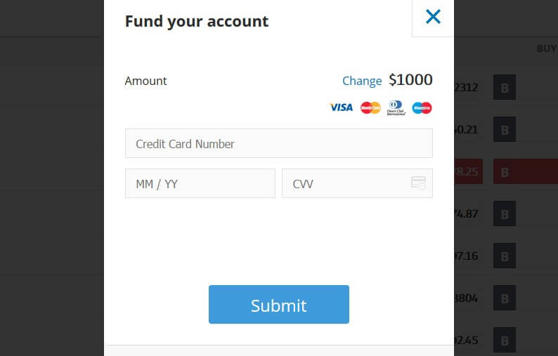 Fund Your Account