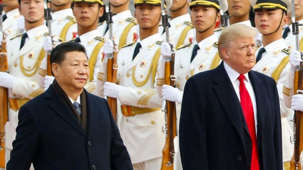 U.S. - China feud with US and Chinese presidents