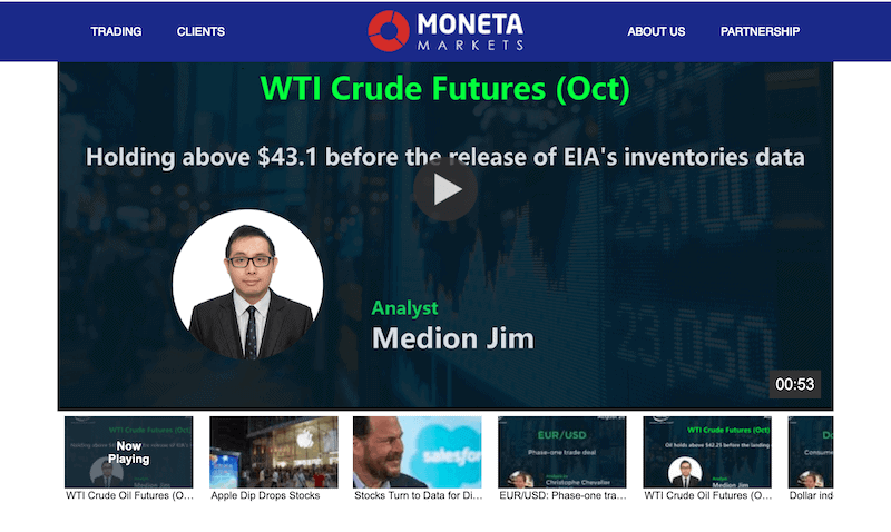 Moneta Markets WebTV