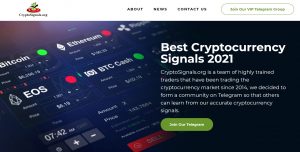 CryptoSignals Homepage