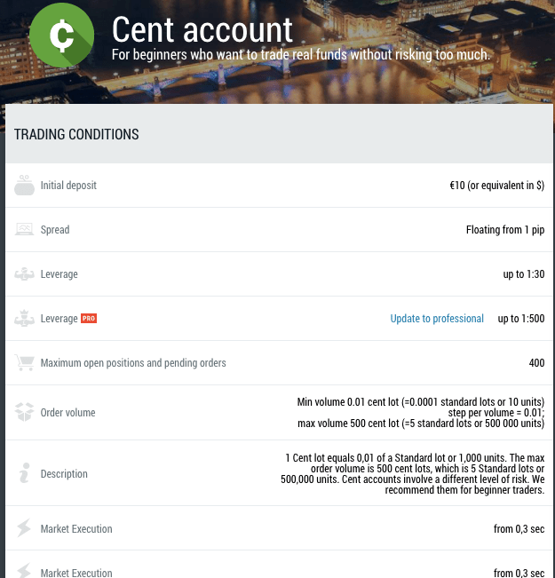 Cent Account