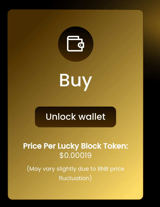 lucky block crypto wallet