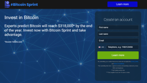 Bitcoin Sprint Sign Up