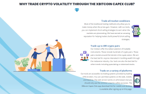 WHY TRADE CRYPTO VOLATILITY THROUGH THE XBITCOIN CAPEX CLUB