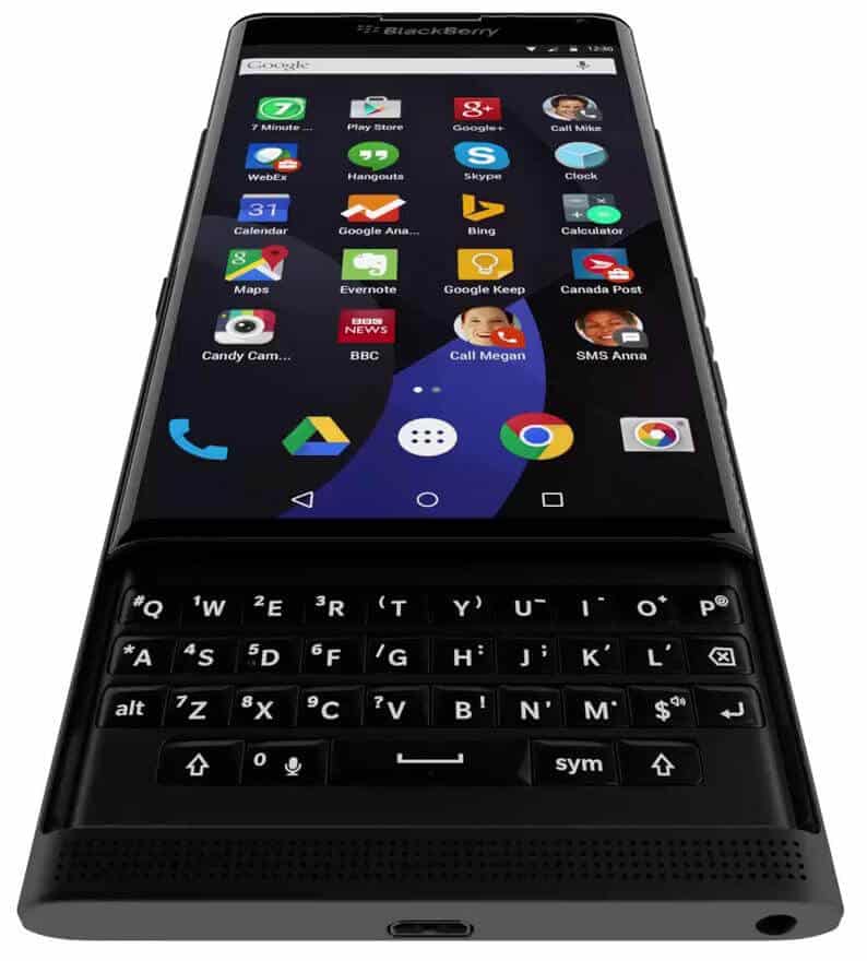 Blackberry Venice Android Slider