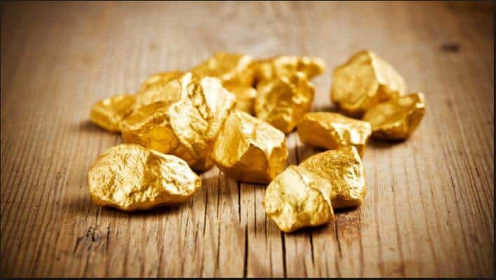 Gold lumps