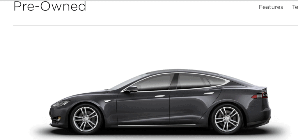 Tesla Motors Certified Pre-owned Model S