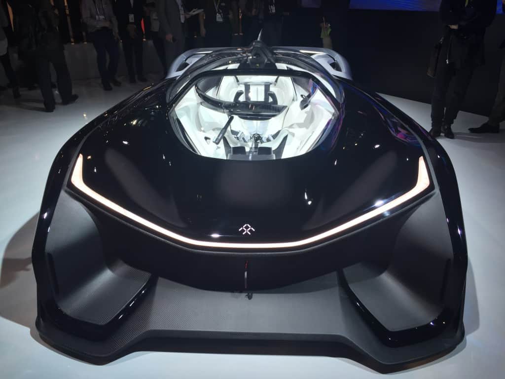 Tesla Motors Inc (TSLA) Rival Faraday Future Concept Car From CES 2016