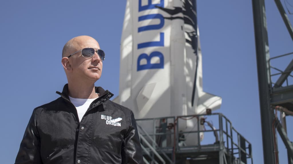 Amazon.com, Inc. (NASDAQ:AMZN) Jeff Bezos Blue Origin