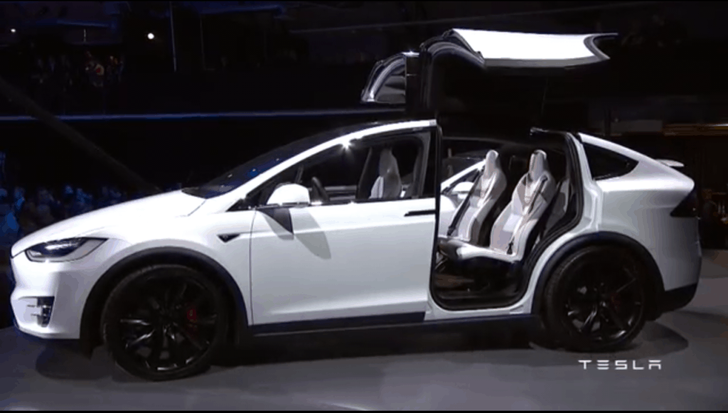 Tesla Motors Inc (TSLA) Model X at Model 3 Unveiling