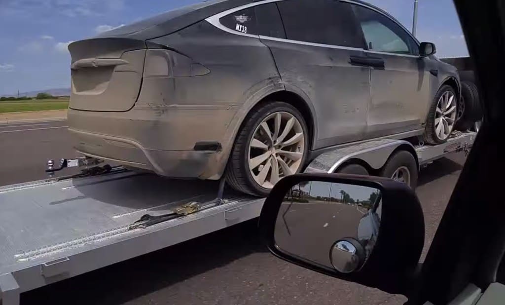 Tesla Motors Inc Model X off road