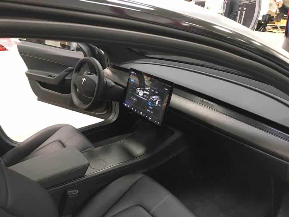 Tesla Motors Inc (TSLA) Model 3 Interior